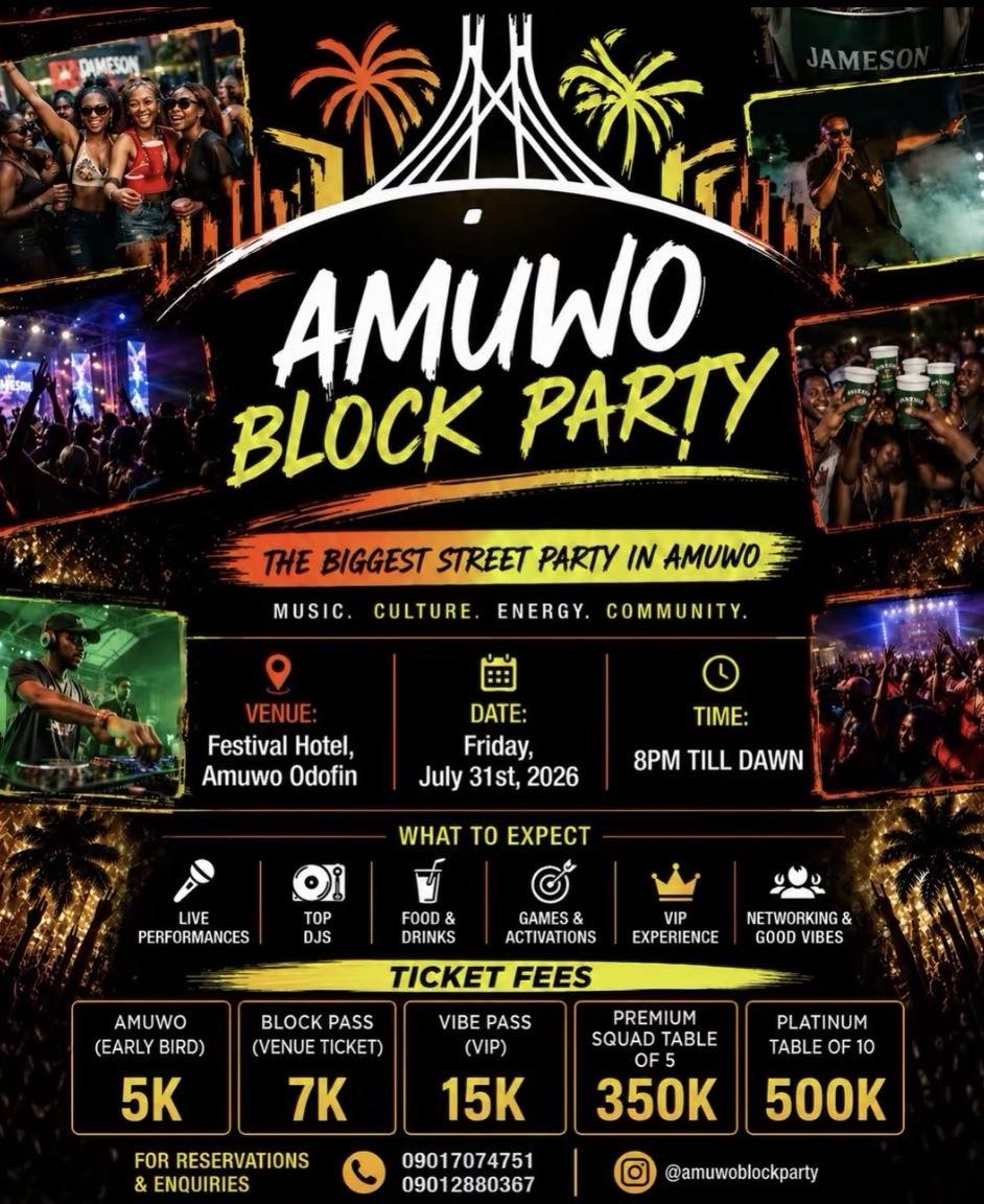 AMUWO BLOCK PARTY