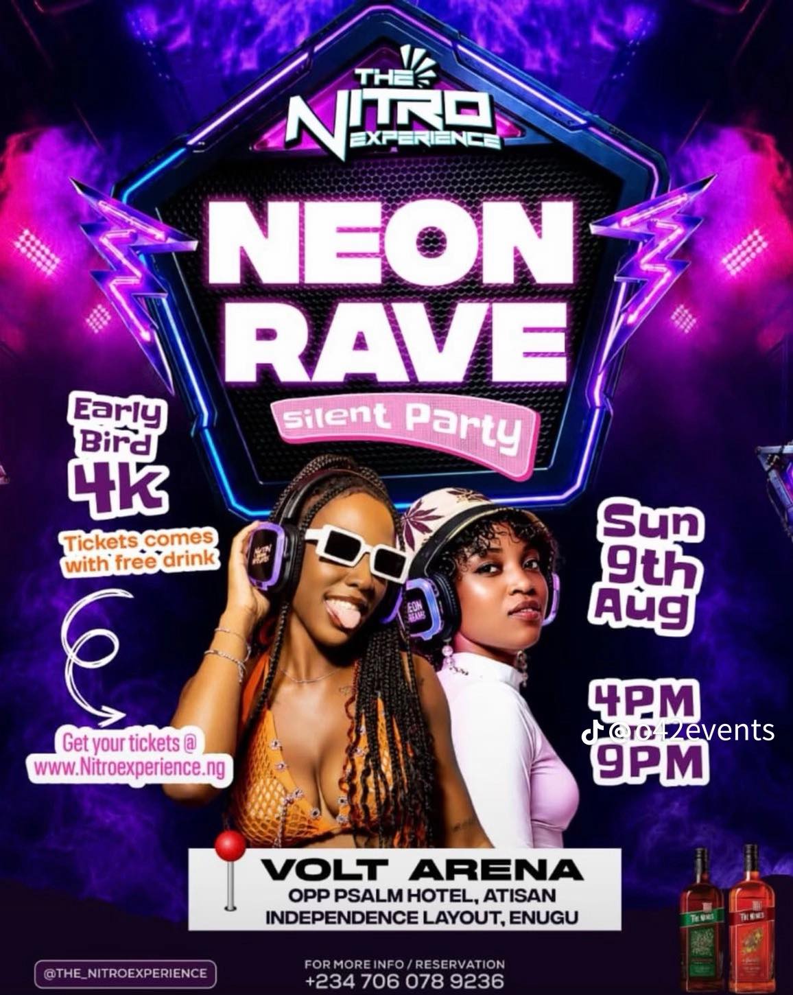 Neon Rave Silent Party