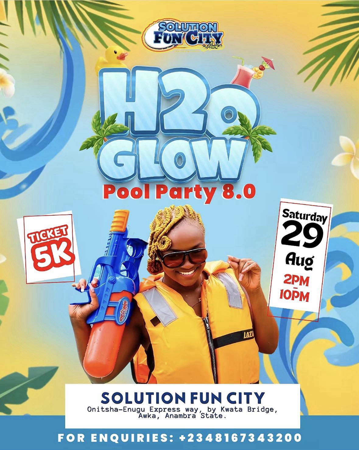 H2O Glow Pool party 8.0