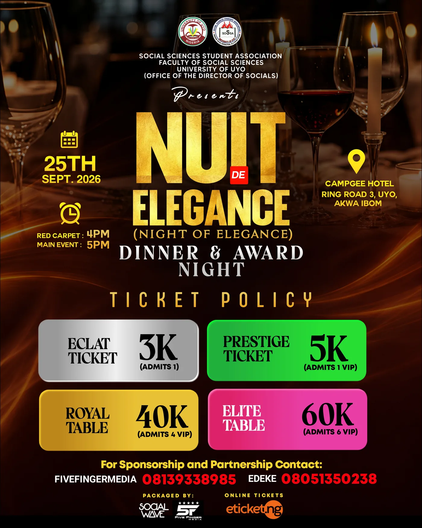 SOSSA DINNER AND AWARD NIGHT