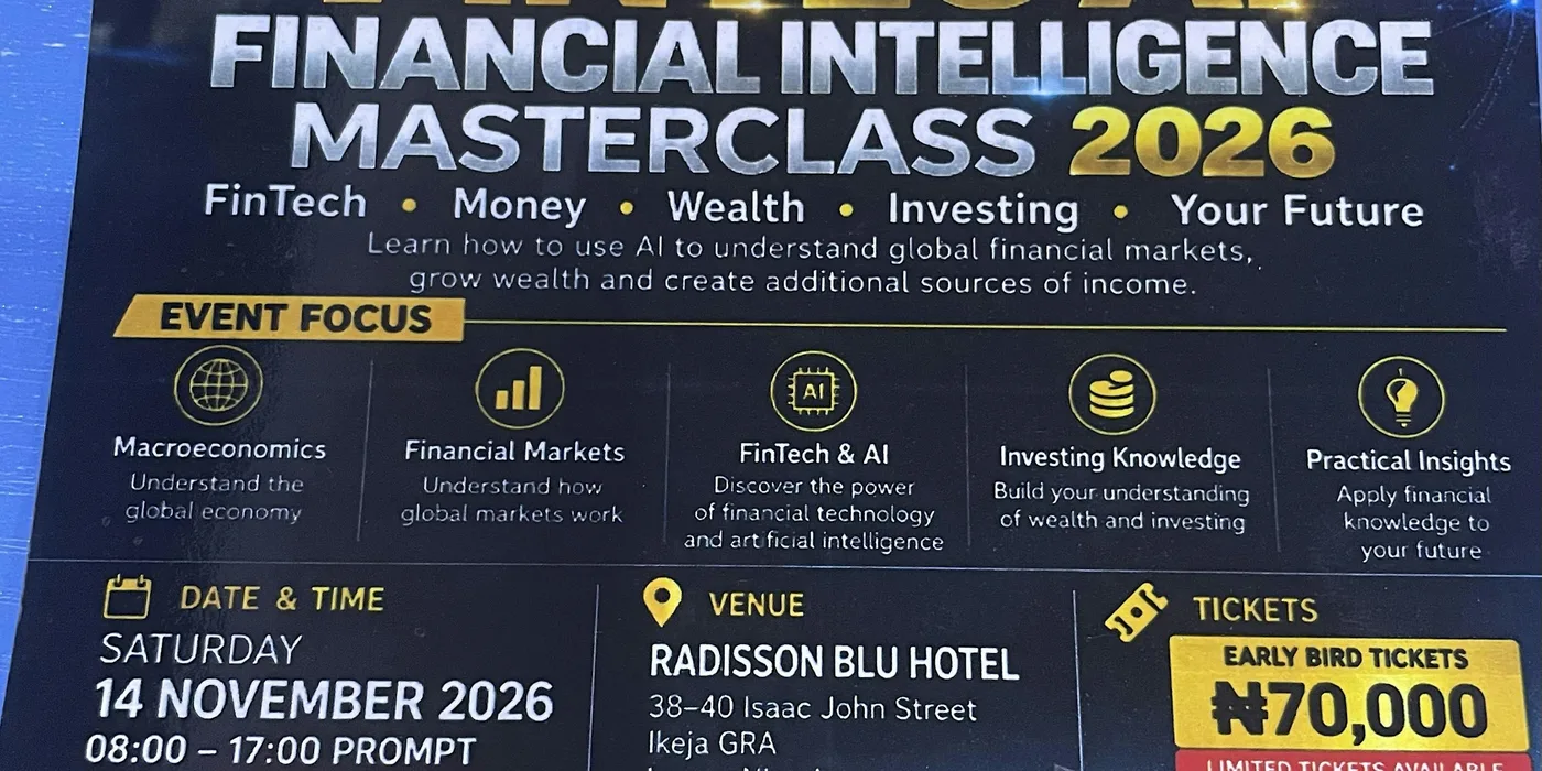 FINTECH AI FINANCIAL INTELLIGENCE MASTERCLASS 2026