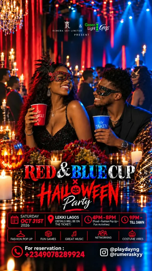 Red & Blue Cup ( Halloween Edition )