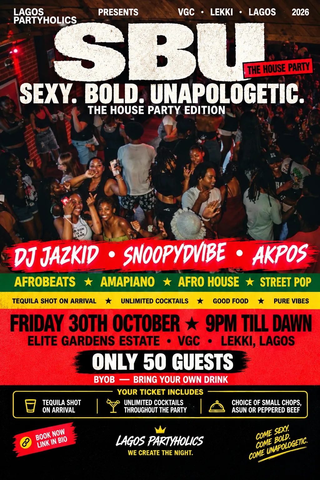 SEXY, BOLD, UNAPOLOGETIC - SBU - Event in Ikeja, Lagos on Jubilq