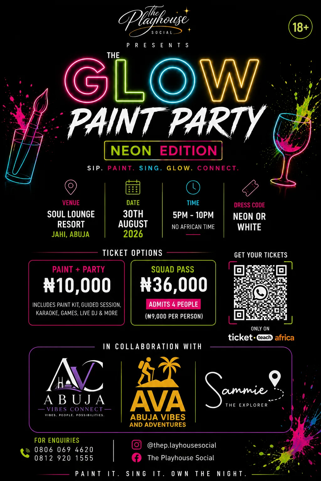 The Glow Paint Party - Neon Edition