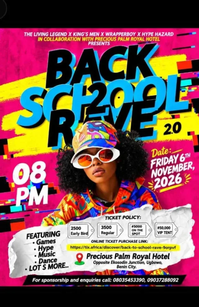 BACK TO SCHOOL RAVE