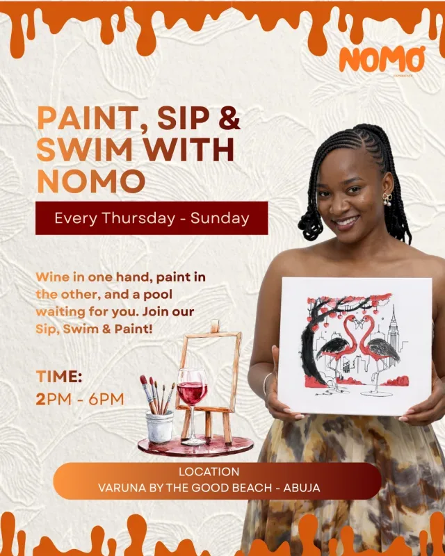 Paint, sip and swim with Nomo